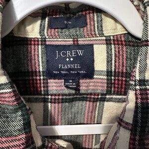 J Crew flannel shirt size medium slim